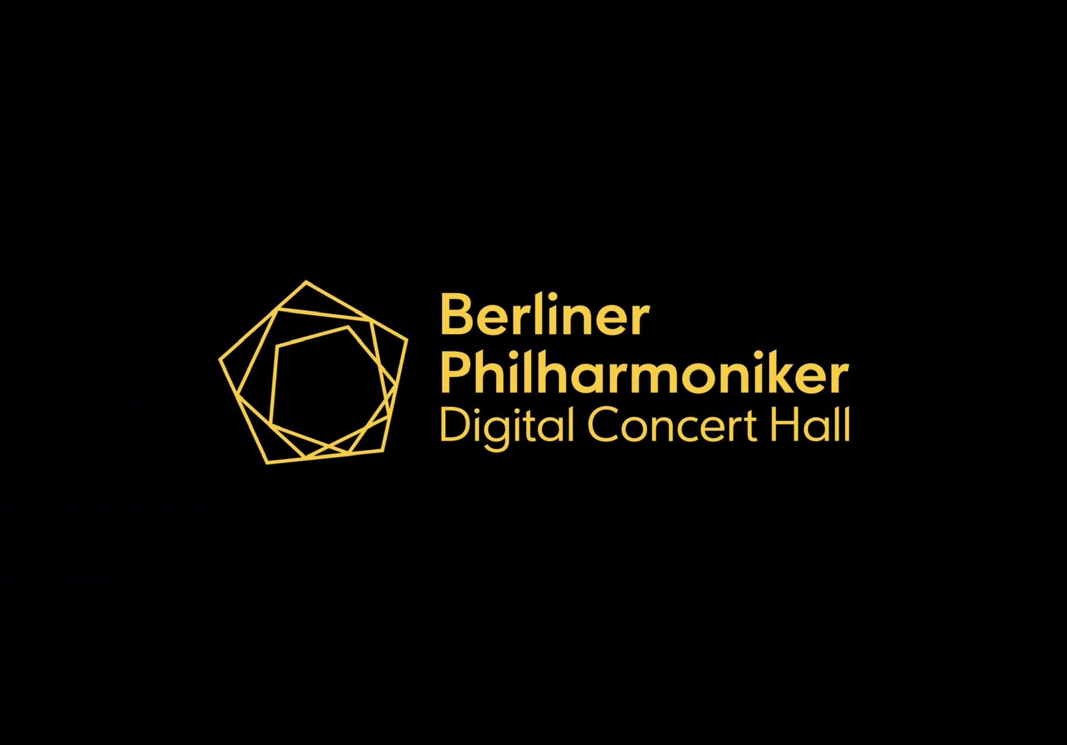 Berliner Philharmoniker's Digital Concert Hall - opening screen